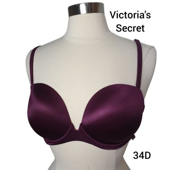 Victoria's Secret 34D Very Sexy Push Up Multi-Way Plunge Full Coverage Bra 34D - Picture 1 of 9